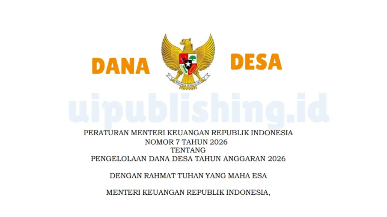 Aturan Baru Dana Desa 2026