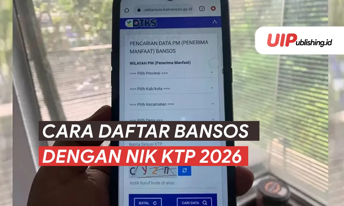 Cara Daftar Bansos dengan NIK KTP 2026 uipublishing.id