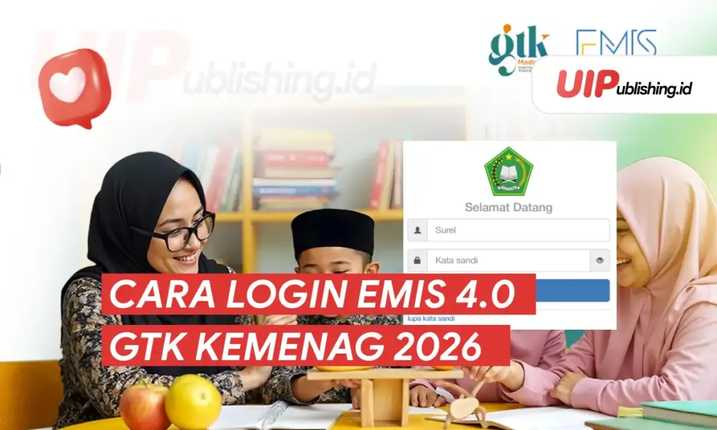 Cara Login EMIS 4.0 GTK Kemenag 2026 uipublishing.id