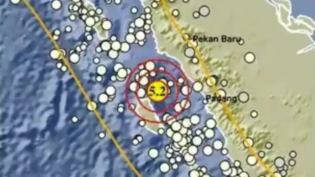 Gempa M 5,2 Guncang Agam Sumbar