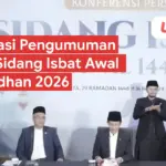 Pengumuman Hasil Sidang Isbat Awal Ramadhan 2026