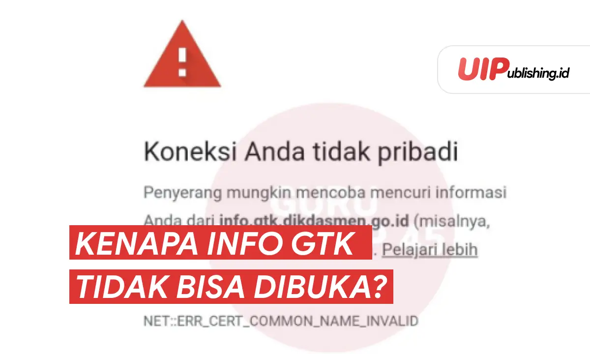 kenapa info gtk tidak bisa dibuka