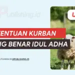 ketentuan kurban yang benar Idul Adha